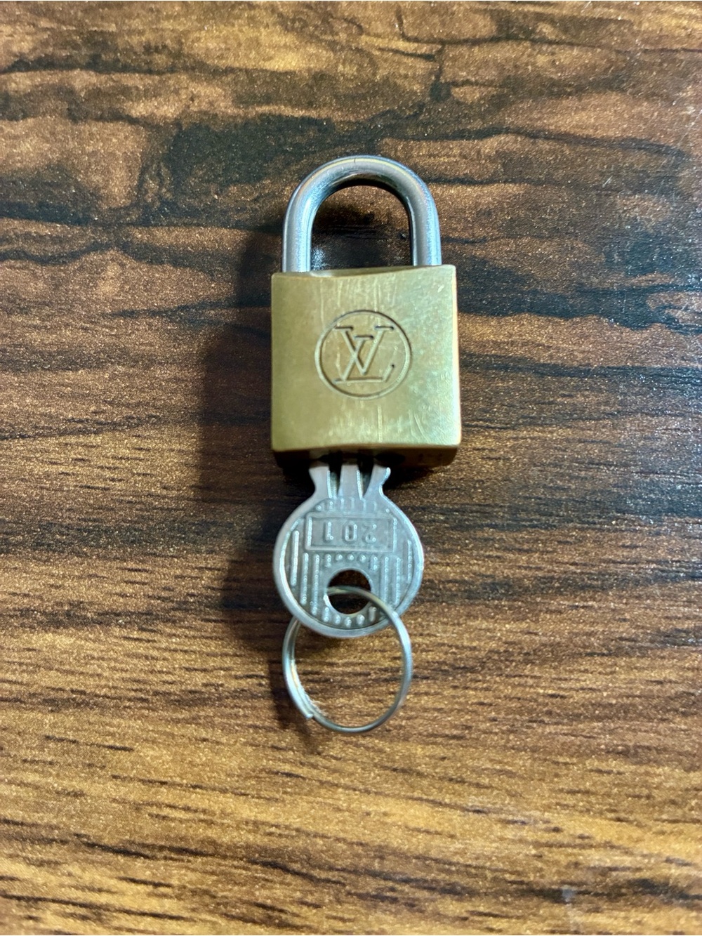 Louis Vuitton #201 Pad Lock and Key